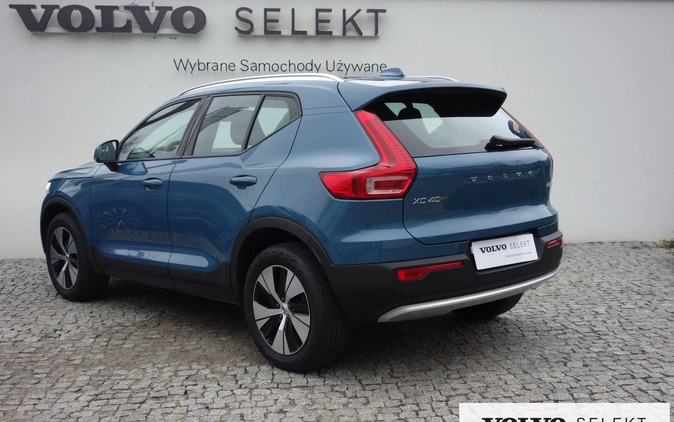 Volvo XC 40 cena 159900 przebieg: 40871, rok produkcji 2022 z Warszawa małe 631